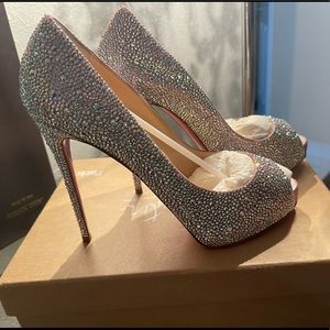 Brand new crystal louboutins